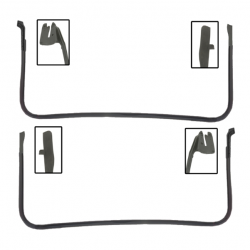 Joint d'étanchéité de portes Mustang 69 à 70