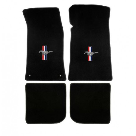 Kit de 4 tapis de sol Cabriolet, Mustang 65 à 73