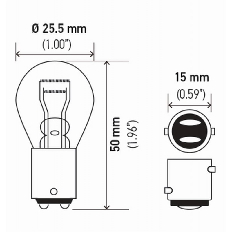 Ampoules de feux stop et clignotants (paire), pour Ford Mustang