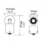 Ampoule de plaque, Corvette 58-68