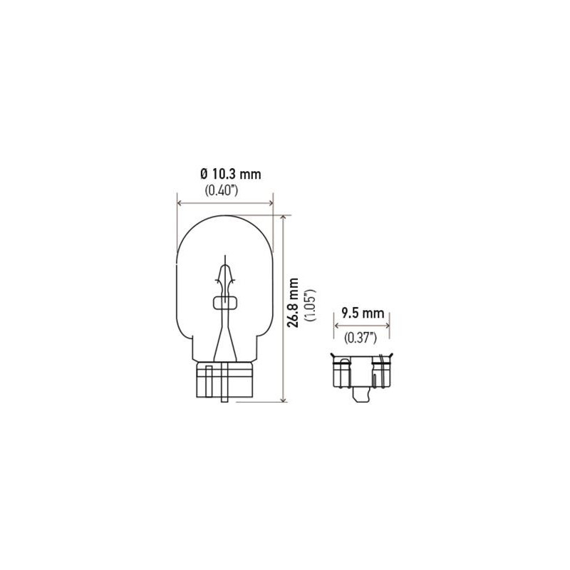 Ampoule de plaque, Corvette 74-82