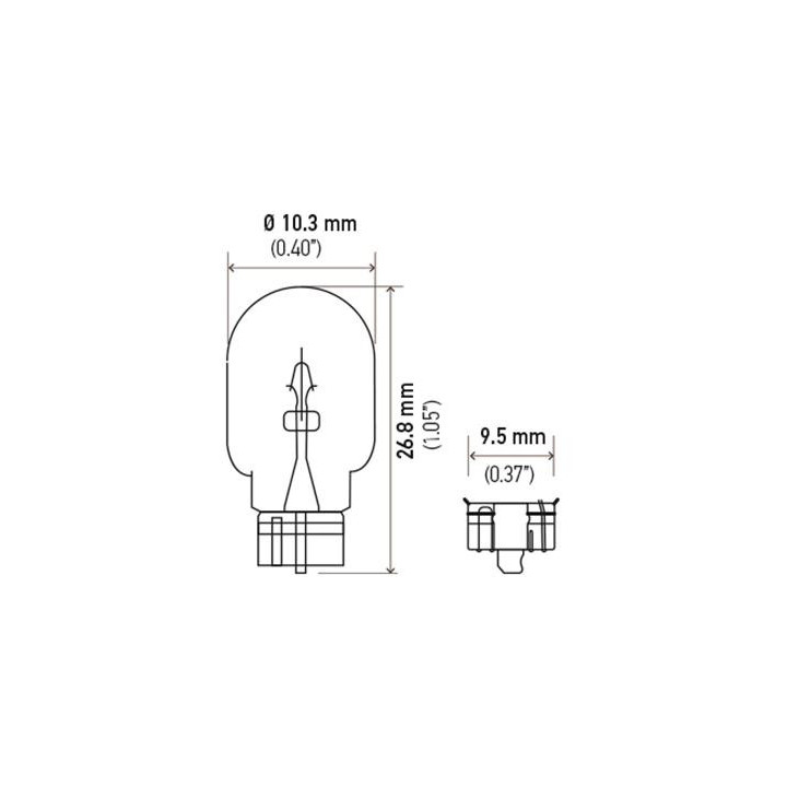 Ampoule de plaque, Corvette 74-82
