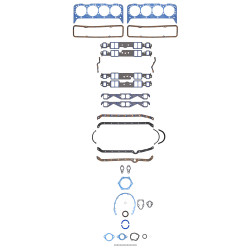 Pochette de joints moteur complète pour V8 283 Ci, Corvette 1957 à 1961
