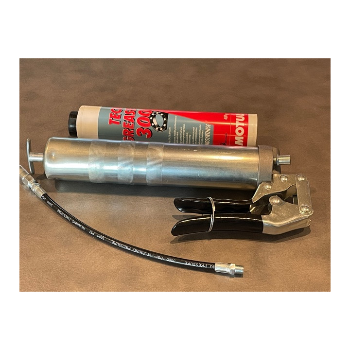 Kit graisseur pour rotules, axe, croisillon + tube de graisse