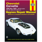 Manuel de réparation, Corvette 1968 à 1982 touts modèles