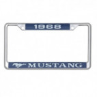 Encadrement de plaque d'immatriculation Mustang 1968