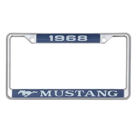Encadrement de plaque d'immatriculation Mustang 1968