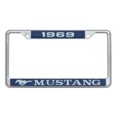 Encadrement de plaque d'immatriculation Mustang 1969