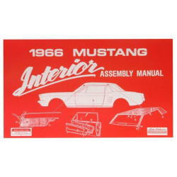 Manuel de Montage intérieur Mustang 1966