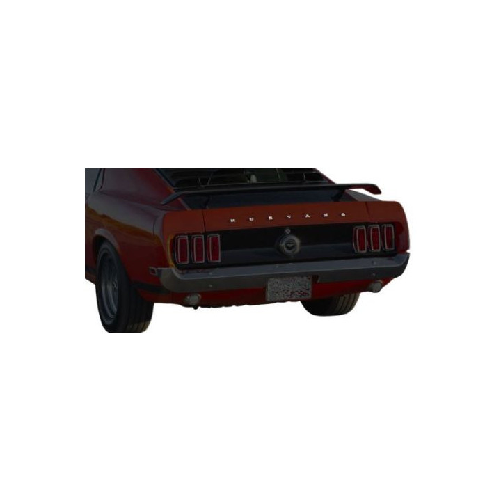 Emblème lettres de coffre "MUSTANG" adhésives, Mustang 64 à 72