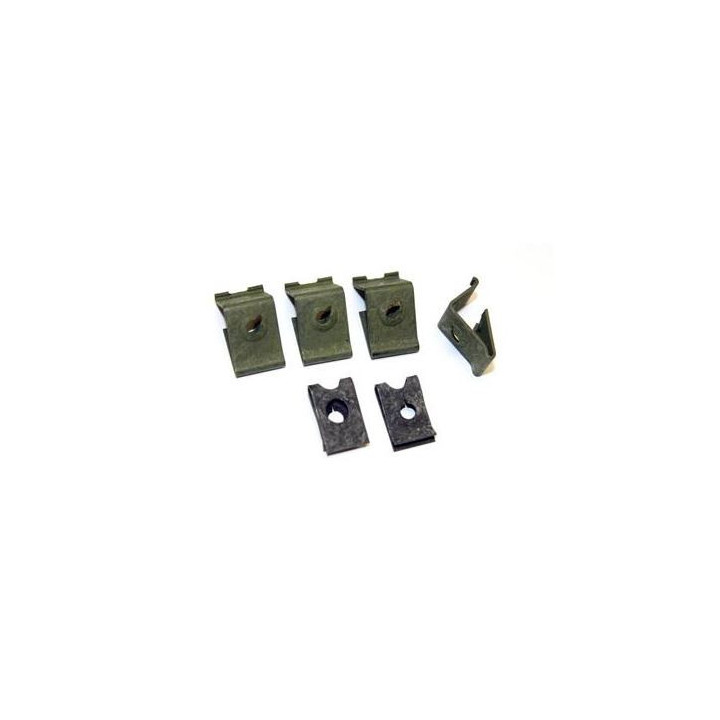 Clips de retenue de façade de compteur, Mustang 64 à 66