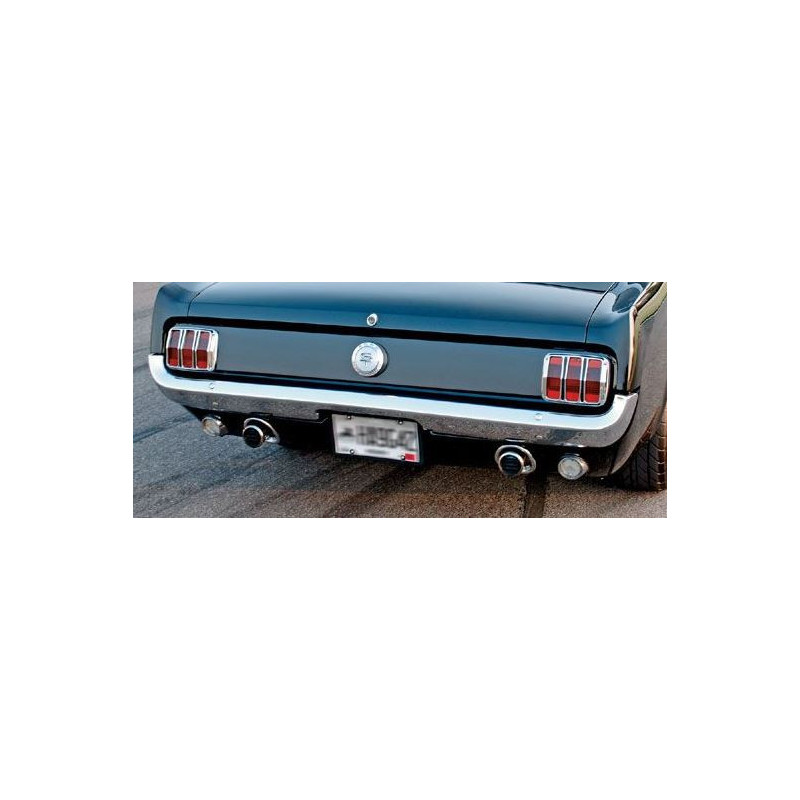 Pare-choc arrière chromé de Mustang et Shelby 65 et 66