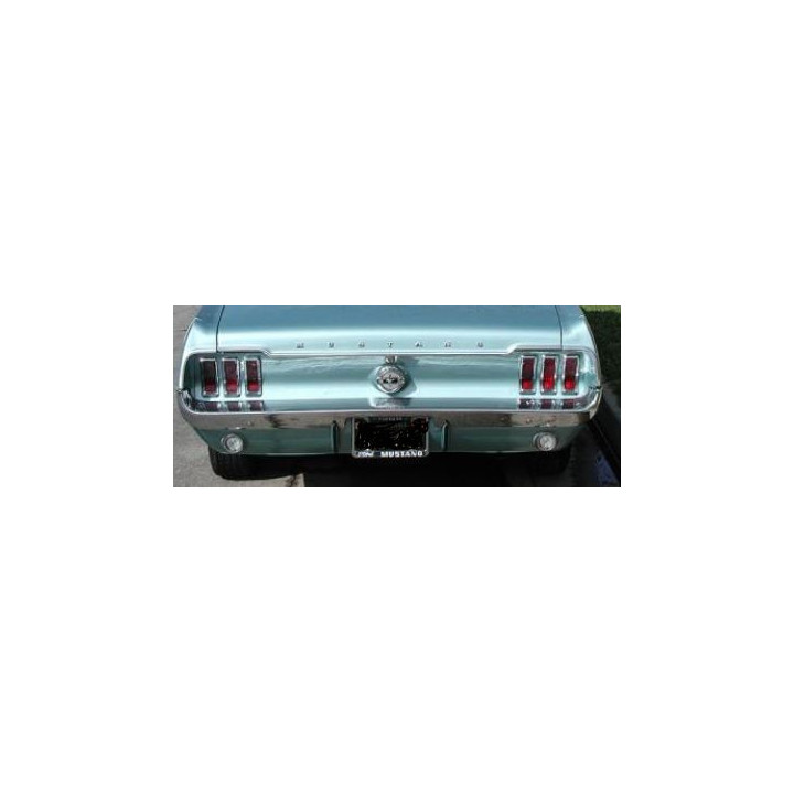 Pare-choc arrière chromé de Mustang 67 et 68