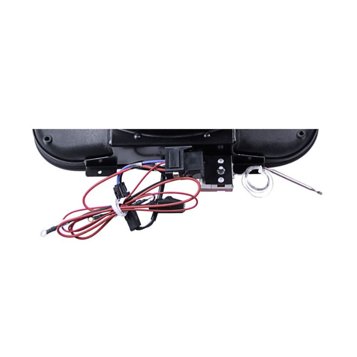Ventilateur électrique avec carénage 14", 8 Pales, avec faisceau, relais et sonde, Mustang 64 à 66
