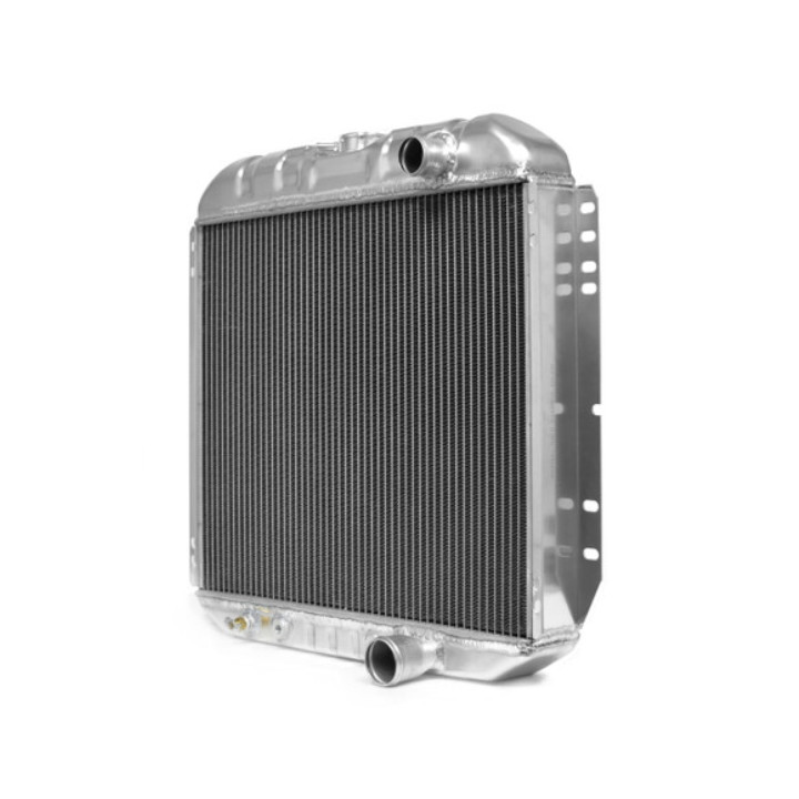 Radiateur aluminium 2 rangées 260/289/302/351W, Mustang 67 à 69