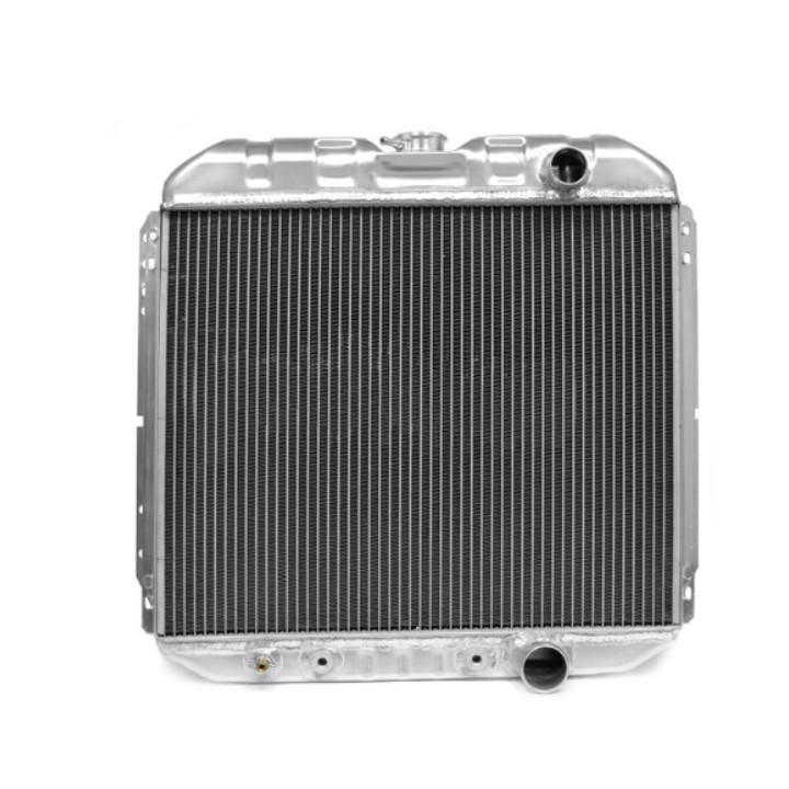 Radiateur aluminium 2 rangées 260/289/302/351W, Mustang 67 à 69