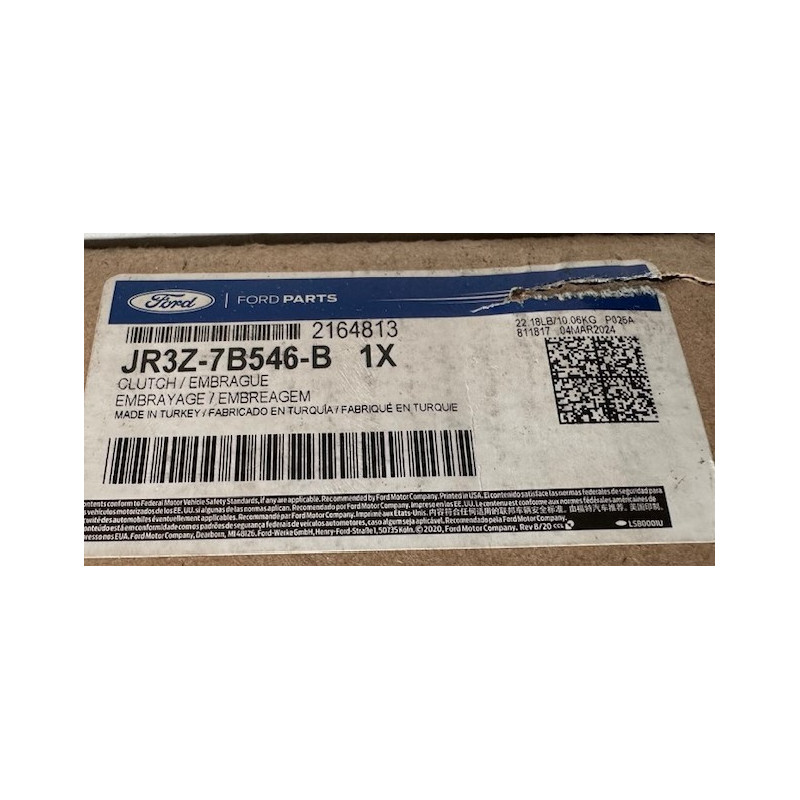 Kit embrayage pour Ford Mustang Ecoboost 2015 a 2023