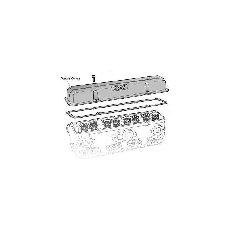 Set de 8 boulons Inox pour cache culbuteurs en Aluminium Chevrolet