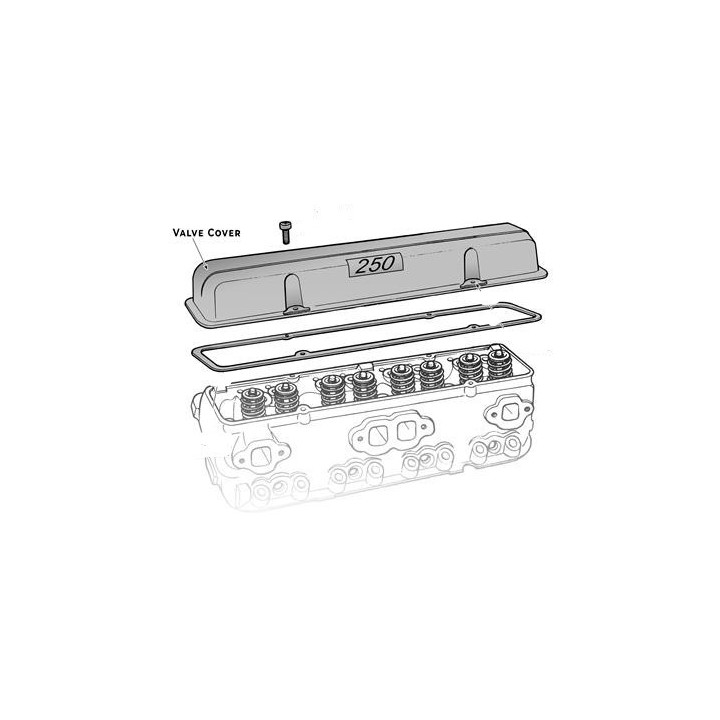 Set de 8 boulons Inox pour cache culbuteurs en Aluminium Chevrolet