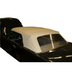 Capote complète et Vinyle, blanc, Mustang 64-66