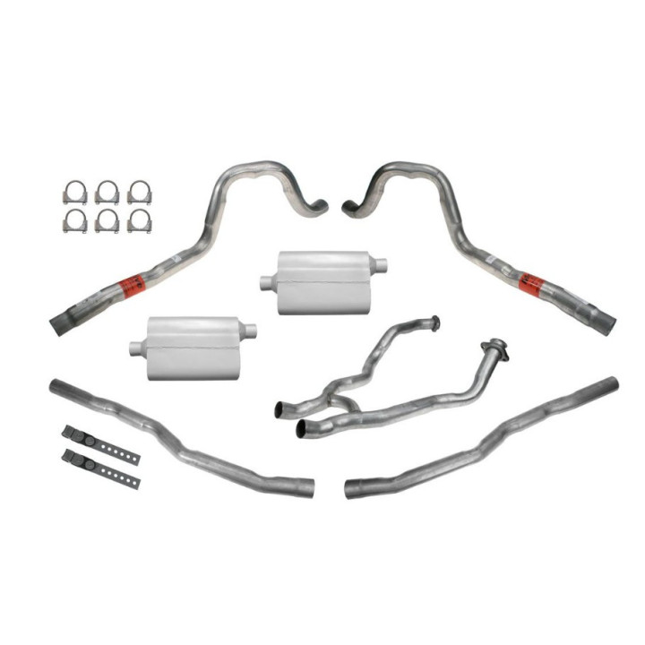 Ligne d'échappement pour Mustang V8 - 351 Cleveland 1970