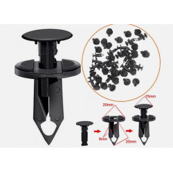 clips de fixation de protection - caches plastiques int-ext