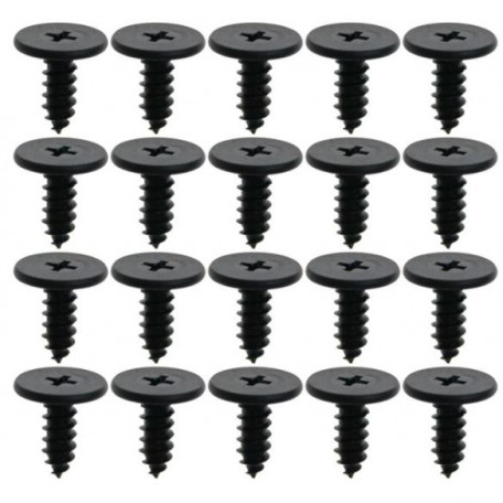 Set de 20 vis pour joint d'étanchéité de pavillon, Mustang Fastback 65-66