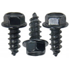 Set de 3 vis de fixation de tringlerie d'accélérateur sur paroi pare feu Mustang 64-66