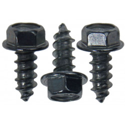 Set de 3 vis de fixation de tringlerie d'accélérateur sur paroi pare feu Mustang 64-66