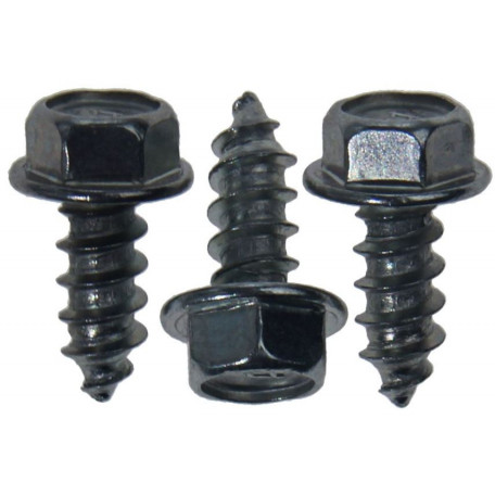 Set de 3 vis de fixation de tringlerie d'accélérateur sur paroi pare feu Mustang 64-66