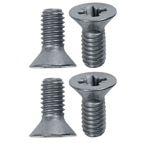 Set de 4 vis de fixation de gâche de porte, Mustang de 65 à 70.