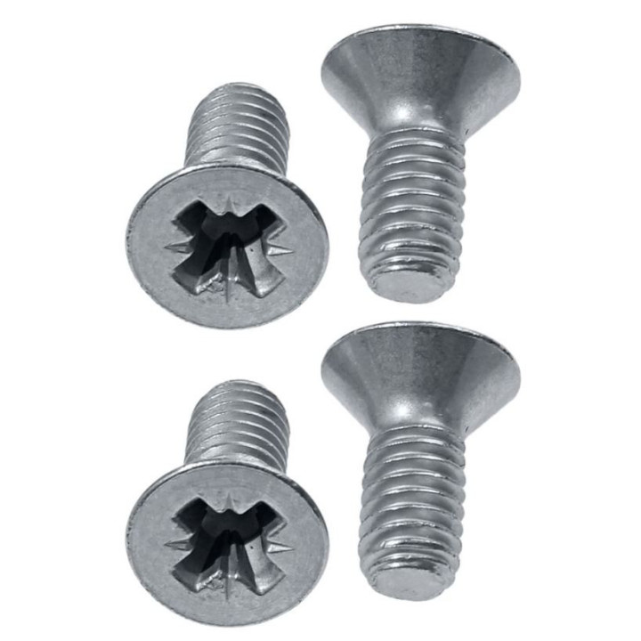 Set de 4 vis de fixation de gâche de porte, Mustang de 65 à 70.