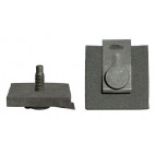 Paire de boulon/ clips de montage de garde boue sur aile avant, Mustang 65-66