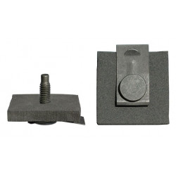 Paire de boulon/ clips de montage de garde boue sur aile avant, Mustang 65-66