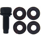 Set de fixation de Mastervac (servofrein) sur cloison pare feu, Mustang 69-70