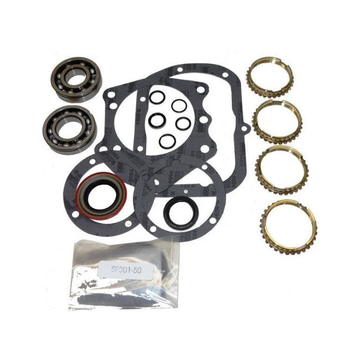 Kit de réfection de boite manuelle Saginaw 4 vitesses, Corvette 77-79.