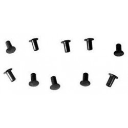 Set de 10 rivets de fixation de joint de fenêtre de ventilation avant, Mustang 64-66.