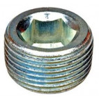 Bouchon obturateur de culasse filetage 3/4,14 NPT, tête 9/16, Mustang 67-94.