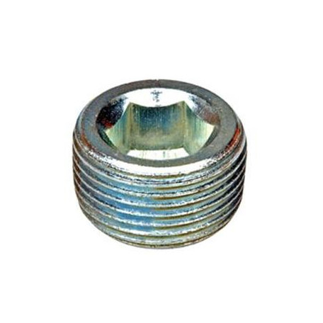 Bouchon obturateur de culasse filetage 3/4,14 NPT, tête 9/16, Mustang 67-94.