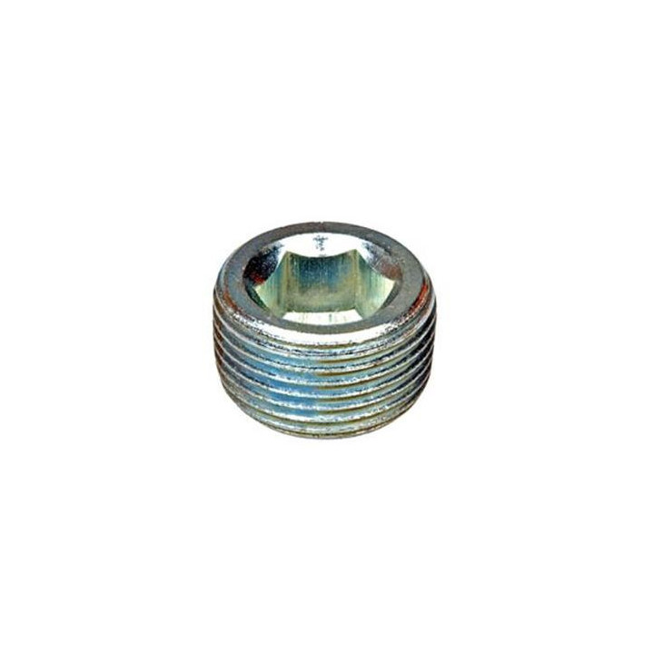 Bouchon obturateur de culasse filetage 3/4,14 NPT, tête 9/16, Mustang 67-94.