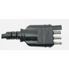 Adaptateur pour prise de remorque USA broches vers système Européens, 13 broches.