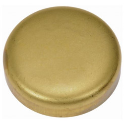 Pastille de dessablage en laiton de diamètre 40mm.
