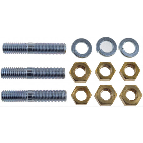 Set de 3 goujons de sortie de collecteur d'échappement, Mustang 72-79 en V8 302Ci.