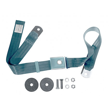 Ceinture de sécurité à poussoir, Bleue, Mustang 64 à 73