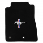 Set de 4 tapis noirs avec logo Pony - Mustang 2015-2025