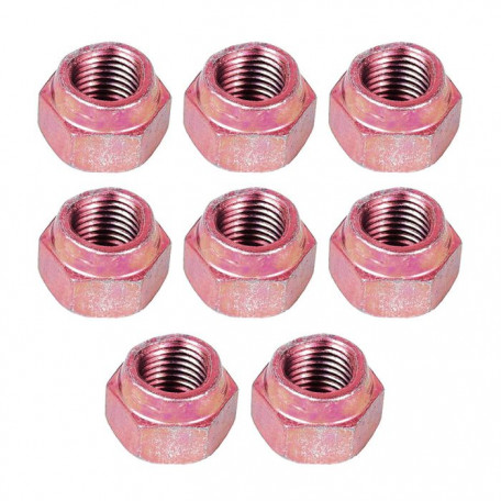 Set de 8 écrous de retenu de platine d'abre de roue, Mustang 1969 à 1973