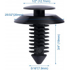 Clips de fixation de panneau de porte, Ford
