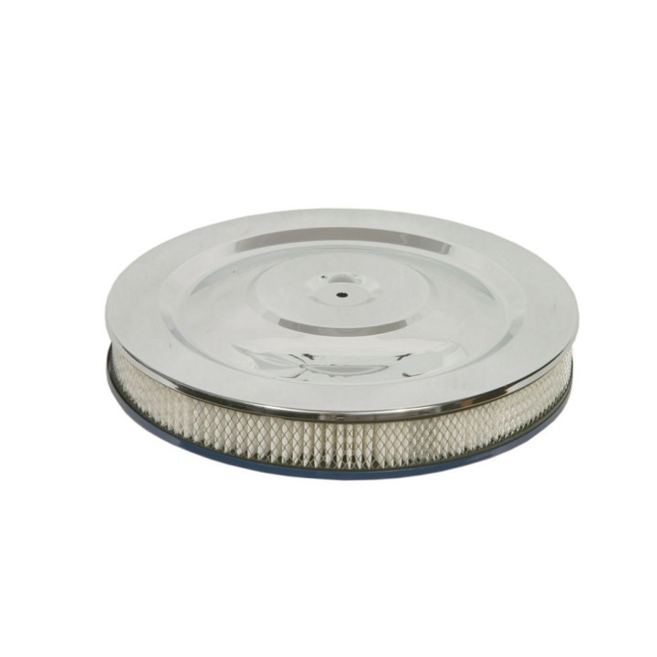 Filtre à air Scott Drake chromé, pour Mustang 6 cylindres 1965 à 1973