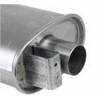 Silencieux transversal simple ligne V8 - 289 ci - Mustang 67