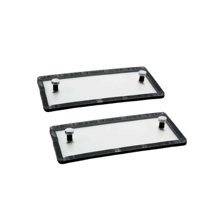 Paire capots transparent de protection de grille d'aération, Mustang 1967-1968